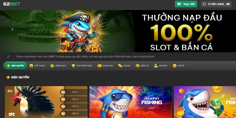 E2BET là gì là nhà cái l uy tín, dẫn đầu lượt tìm kiếm trên thị trường